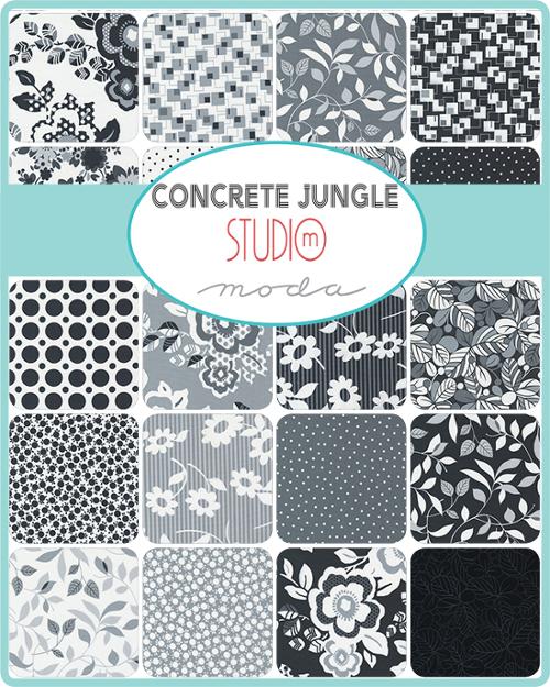 Asphalt (533723-16) Vining Blenders Leaf - Concrete Jungle by Studio M for Moda Fabrics - $21.96/m ($20.27/yd)