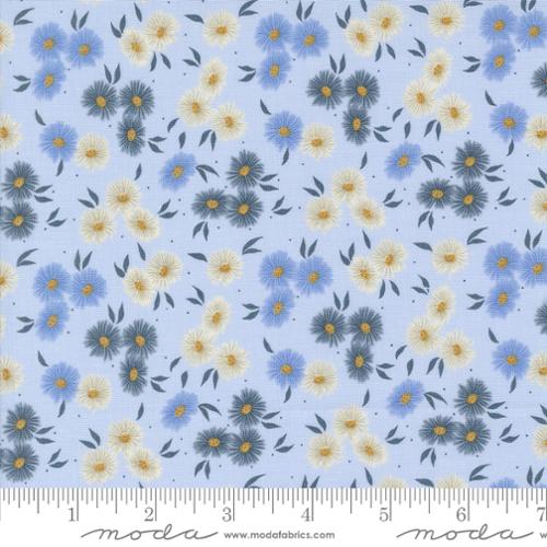 Seaglass Summer - Beach Asters in Dappled Blue (43181-17) by Sweetfire Road for Moda Fabrics - PRE ORDER Arrives Late April 2025