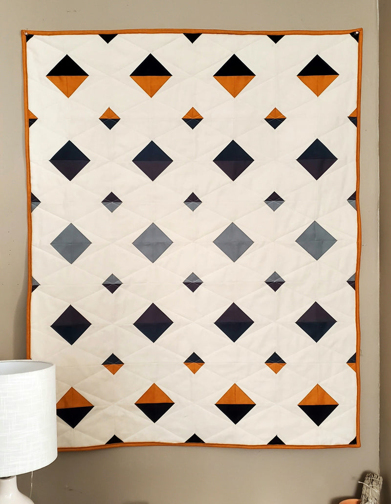 Diamond Duo Quilt Pattern from Tiny Llama Quilts (PDF Download)