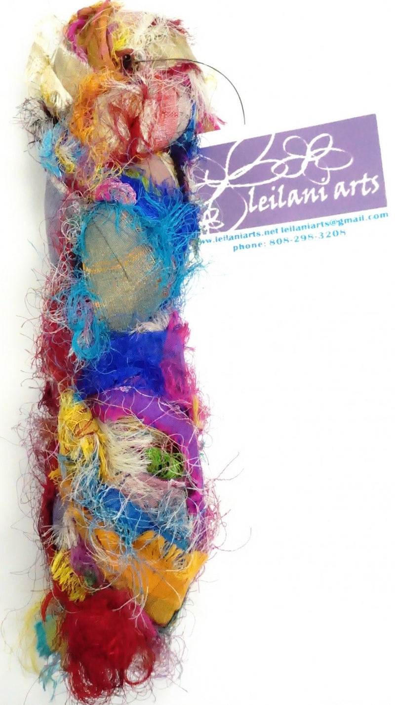 Eyelash Silk Sari Ribbon From Artistic Artifacts In Yarn