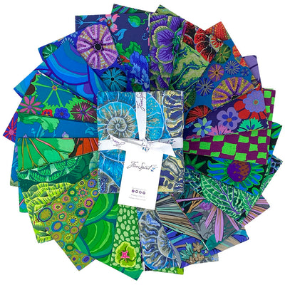 Cool - Fat Quarter Bundle - August 2024 Collection by Kaffe Fassett Collective for FreeSpirit Fabrics