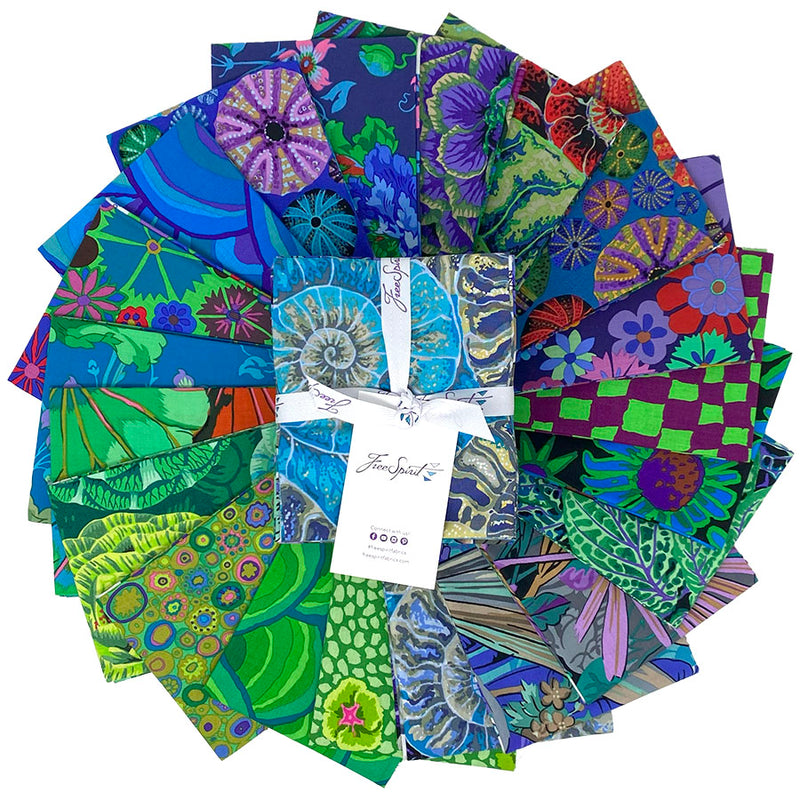 Cool - Fat Quarter Bundle - August 2024 Collection by Kaffe Fassett Collective for FreeSpirit Fabrics