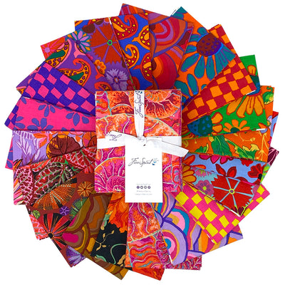 Hot - Fat Quarter Bundle - August 2024 Collection by Kaffe Fassett Collective for FreeSpirit Fabrics