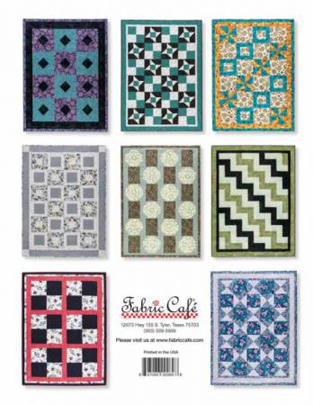 Easy Does It 3 (Three) Yard Quilts by Donna Robertson for Fabric Cafe