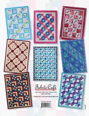 Quilts in a Jiffy 3 (Three) Yard Quilts by Donna Robertson for Fabric Cafe
