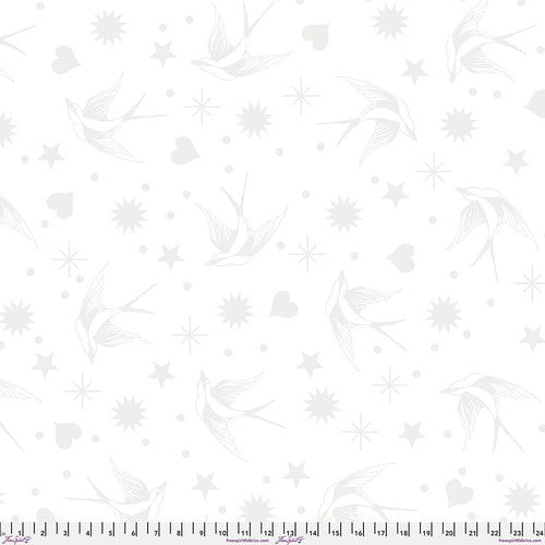 Fairy Flakes XL in Snowfall - 108" Wide Backing by Tula Pink for FreeSpirit Fabrics