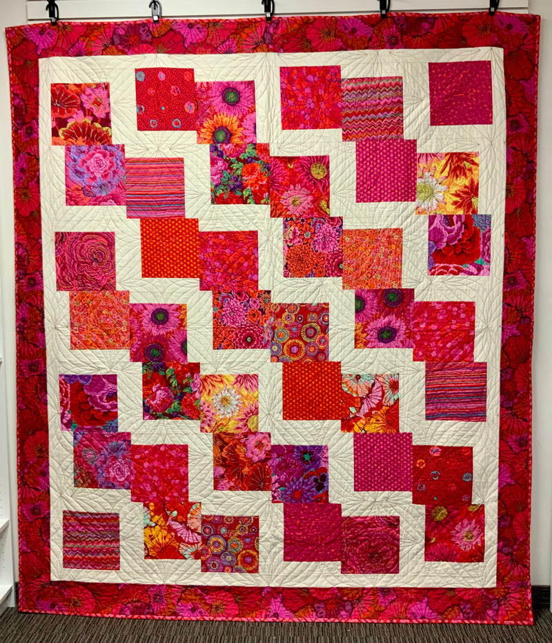 Falling Charms Quilt Kit featuring Kaffe Fassett Collective for FreeSpirit Fabrics