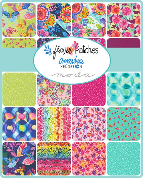 Flower Patches - Layer Cake (42 x 10" Squares) by Amarilys Henderson for Moda Fabrics