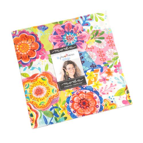 Flower Patches - Layer Cake (42 x 10" Squares) by Amarilys Henderson for Moda Fabrics