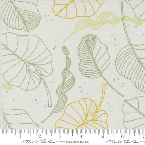 Olive You - Leaves in Fog (1880-12) by Zen Chic for Moda Fabrics - PRE ORDER Arrives Late Fall 2024