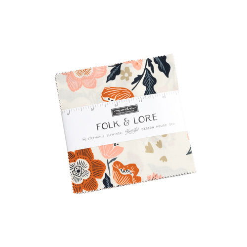 Charm Pack (42 5" Squares) Folk & Lore by Fancy That House Design for Moda Fabrics