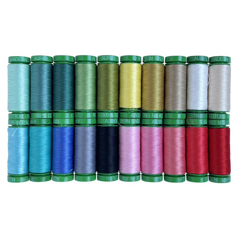 Aurifil Foundations 40WT Collection (20 Small Spools)