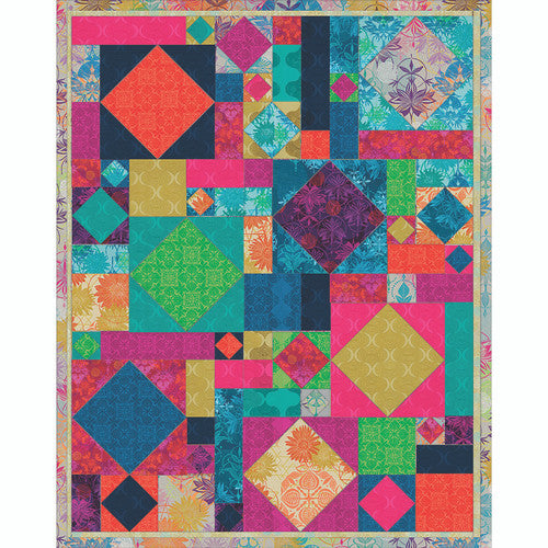 Fourteen on Point Quilt Kit by Hunter&