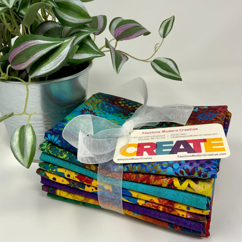Half Metre Bundle (5 HMs) - Paper Trees by Sue Penn for FreeSpirit Fabrics and Grunge by Moda Fabrics Mash Up