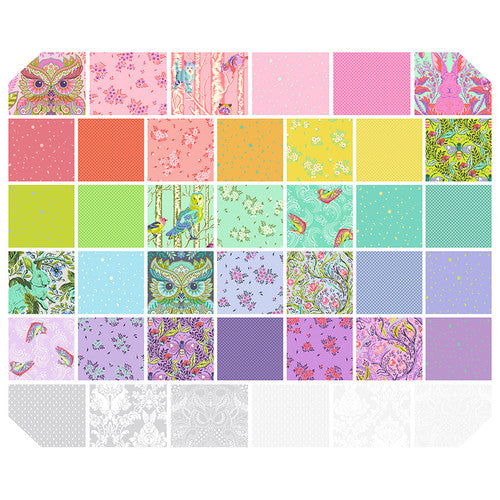 PRE ORDER APRIL 2025 - Full Moon Forest II - Branch Manager Starlight - Tula Pink - PER QUARTER METRE / 10 PRE ORDER APRIL 2025 - Full Moon Forest II - Branch Manager Starlight - Tula Pink - PER QUARTER METRE / 10