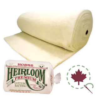 PRE ORDER - Hobbs Heirloom Premium 80/20 Cotton Batting Roll - 96" x 15yds - Arrives November 2025