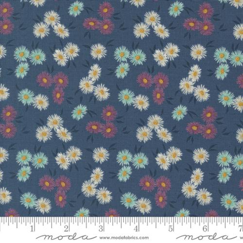Seaglass Summer - Beach Asters in Indigo Sea (43181-13) by Sweetfire Road for Moda Fabrics - PRE ORDER Arrives Late April 2025