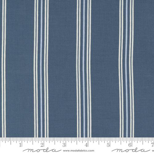 Seaglass Summer - Seaside Stripe in Indigo Sea (43184-13) by Sweetfire Road for Moda Fabrics - PRE ORDER Arrives Late April 2025