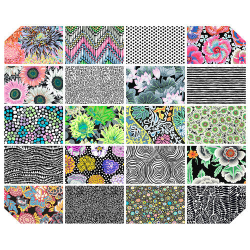 Polaris - Fat Quarter Bundle (20 FQs) - New Classics Plus by Kaffe Fassett Collective for FreeSpirit Fabrics - PRE ORDER Arrives March 2025