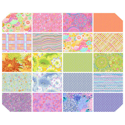 Sorbet - Design Roll (40 2.5" WOF Strips) - New Classics Plus by Kaffe Fassett Collective for FreeSpirit Fabrics - PRE ORDER Arrives March 2025