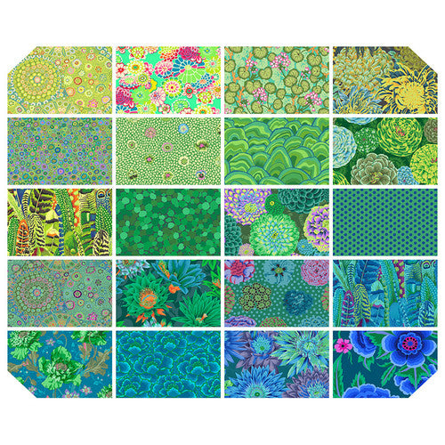 Tidal- Charm Pack (42 5" Squares) - New Classics Plus by Kaffe Fassett Collective for FreeSpirit Fabrics - PRE ORDER Arrives March 2025