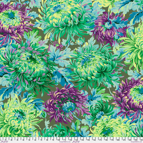 Kaffe Fassett Collective - Aqua Shaggy - $19.99/m ($18.45/yd)