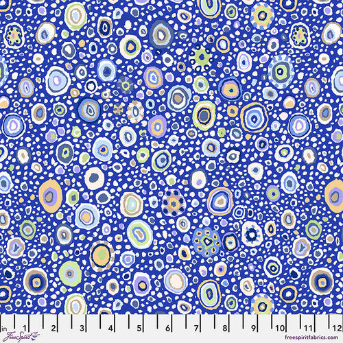 Kaffe Fassett Collective - Blue & White Roman Glass - $19.99/m ($18.45/yd)