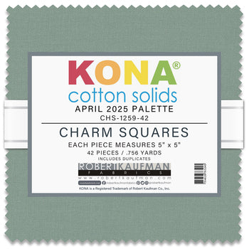 2025 Kona Block of the Month - April Charm Pack - PRE ORDER Arrives Fall 2024