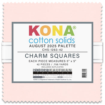 2025 Kona Block of the Month - August Charm Pack - PRE ORDER Arrives Fall 2024