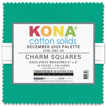 2025 Kona Block of the Month - December Charm Pack - PRE ORDER Arrives Fall 2024