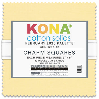 2025 Kona Block of the Month - February Charm Pack - PRE ORDER  Arrives Fall 2024