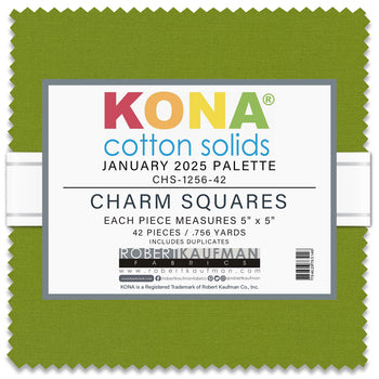 2025 Kona Block of the Month - January Charm Pack - PRE ORDER Arrives Fall 2024