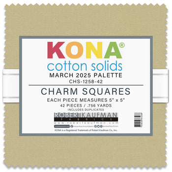 2025 Kona Block of the Month - March Charm Pack - PRE ORDER Arrives Fall 2024