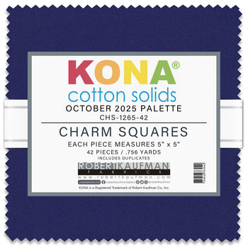 2025 Kona Block of the Month - October Charm Pack - PRE ORDER Arrives Fall 2024