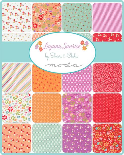 Laguna Sunrise Jelly Roll (40 x 2.5" strips) by Sherri & Chelsi for Moda Fabrics - PRE ORDER Arrives Summer 2024