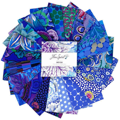 Lake - Charm Pack (42 - 5" x 5" squares) from the Kaffe Fassett Collective for FreeSpirit Fabrics