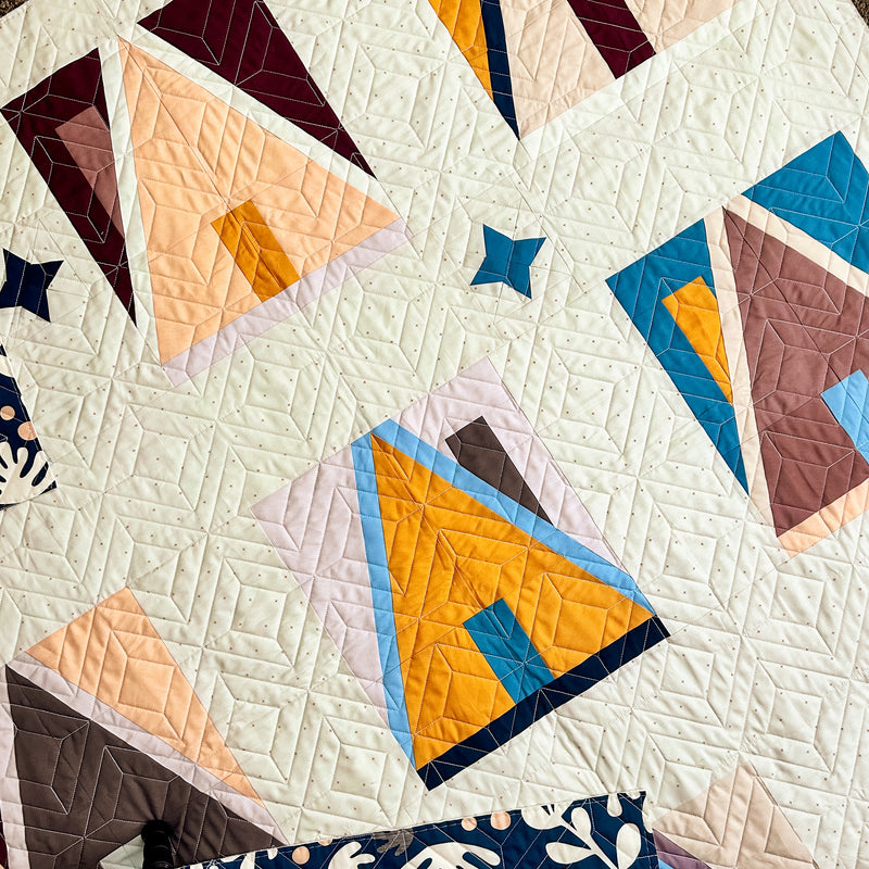 Lake House Foudation Paper Piecing Quilt Pattern from Tiny Llama Quilts (PDF Download)