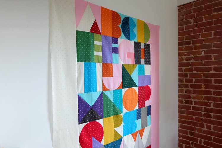 Letra Quilt Pattern by Bound Company