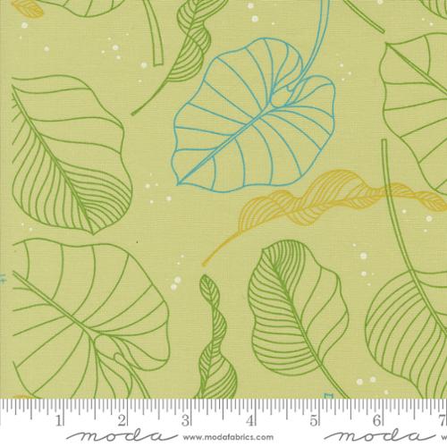 Olive You - Leaves in Light Lime (1880-17) by Zen Chic for Moda Fabrics - PRE ORDER Arrives Late Fall 2024