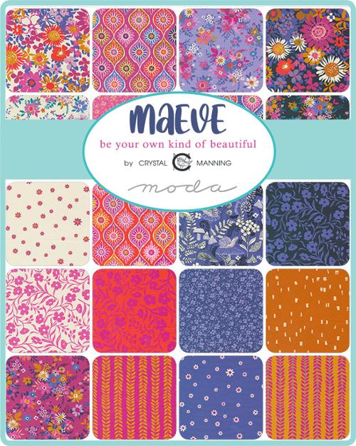 Maeve - Ink Dash in Lavender (11939-15) by Crystal Manning for Moda Fabrics - PRE ORDER Arrives Fall 2024