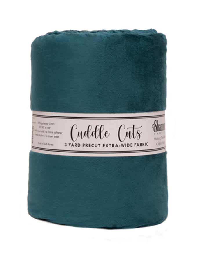 Cuddle Cuts - 3 Yard Precut Extra Wide Fabric (88/90" x 108") in Mallard by Shannon Fabrics