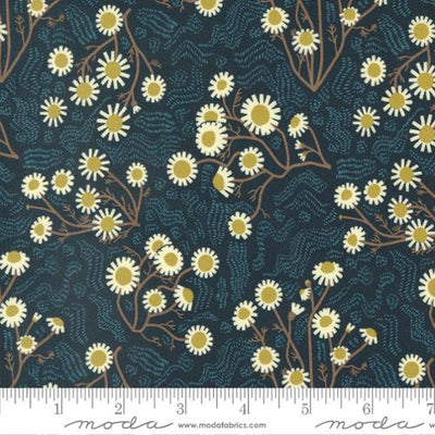 Midnight Chamomile Florals - Quaint Cottage by Gingiber for Moda Fabrics