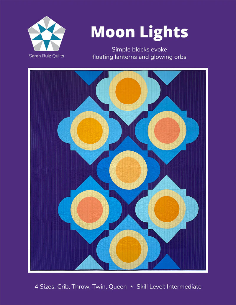 Moon Lights Quilt Pattern by Sarah Ruiz Quilts