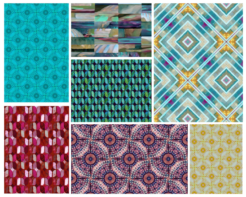 Mosaic Half Metre Bundle (7 HMs) by Billy Reue for FreeSpirit Fabrics