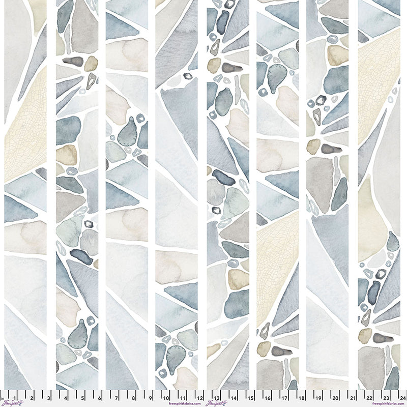 Ocean Fragments - Multi - Sea Sisters by Shell Rummel for Free Spirit Fabrics