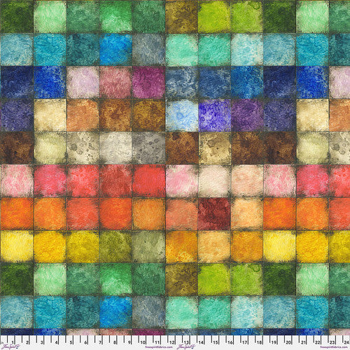 Multi Patchwork - Colorblock by Tim Holtz for FreeSpirit Fabrics - $21.96/m ($20.27/yd)