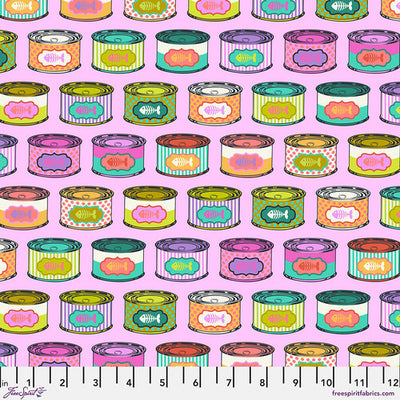 Electroberry Cat Snacks - Tabby Road Deja Vu by Tula Pink for Free Spirit Fabrics