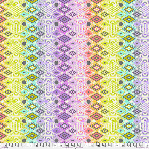 Prism Disco Lucy - Tabby Road Deja Vu by Tula Pink for Free Spirit Fabrics