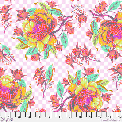Lunar Peony For Your Thoughts - Untamed by Tula Pink for FreeSpirit Fabrics