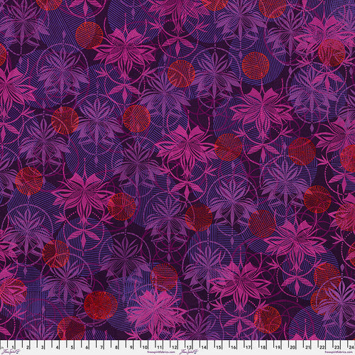 Aubergine - Fearless - Grace by Valori Wells for Free Spirit Fabrics